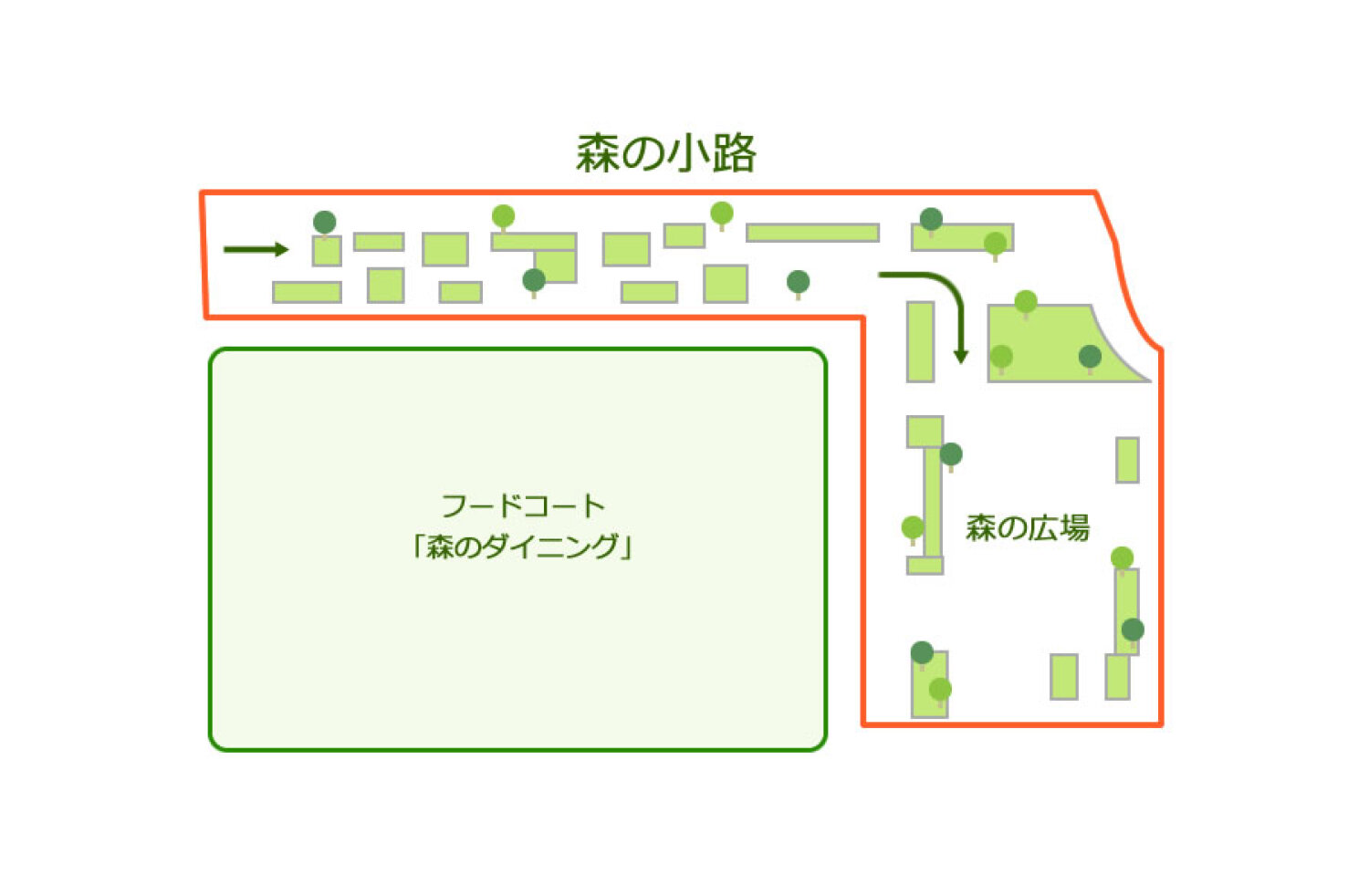 ブランチ神戸学園都市森の小路フロアマップ