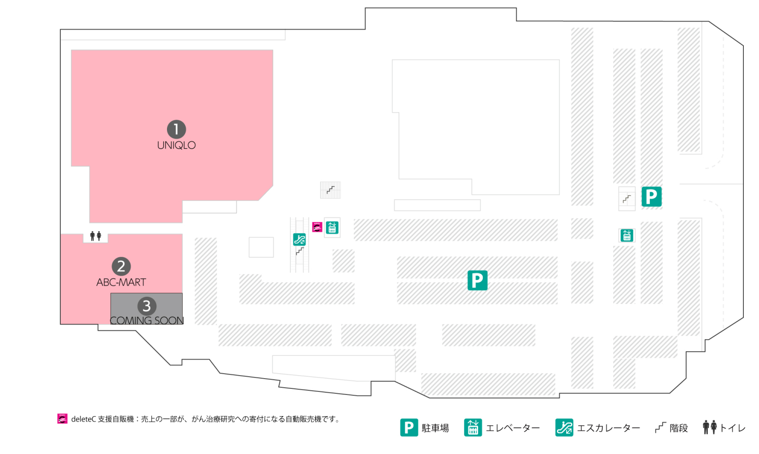 ブランチ神戸学園都市2Fフロアマップ